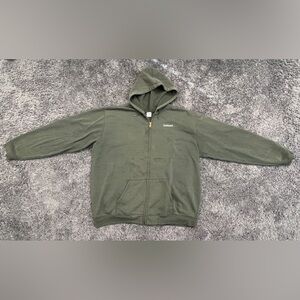 Carhartt Hoodie Men’s 3XLT Tall Green Loose Fit Pullover Sweatshirt Workwear